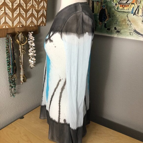 Pete Mesh Abstract Tie Dye Top - Fairy Core - Picture 5 of 10